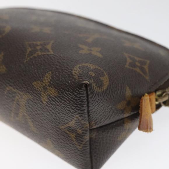 LOUIS VUITTON Monogram Pochette Cosmetic PM Cosmetic Pouch M47515 LV Auth 114187 - Picture 15 of 16